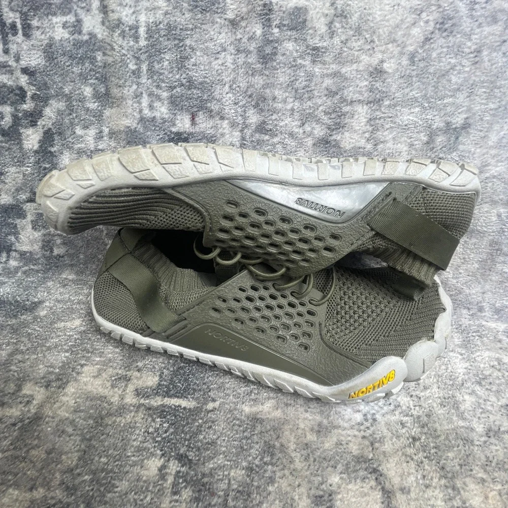 Nortiv 8 Aqua Shoes Mens 4 Olive Green Lightweight Quick Dry Water Shoes